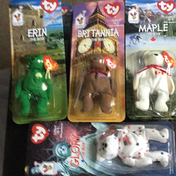 1999 McDonald’s Ronald McDonald house 4 bear collection (new in box) - Picture 2 of 6